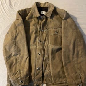 Flint and Tinder Waxed Trucker Jacket, Sherpa Lined